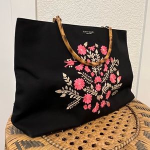 Vintage Embroidered Kate Spade Hand Bag